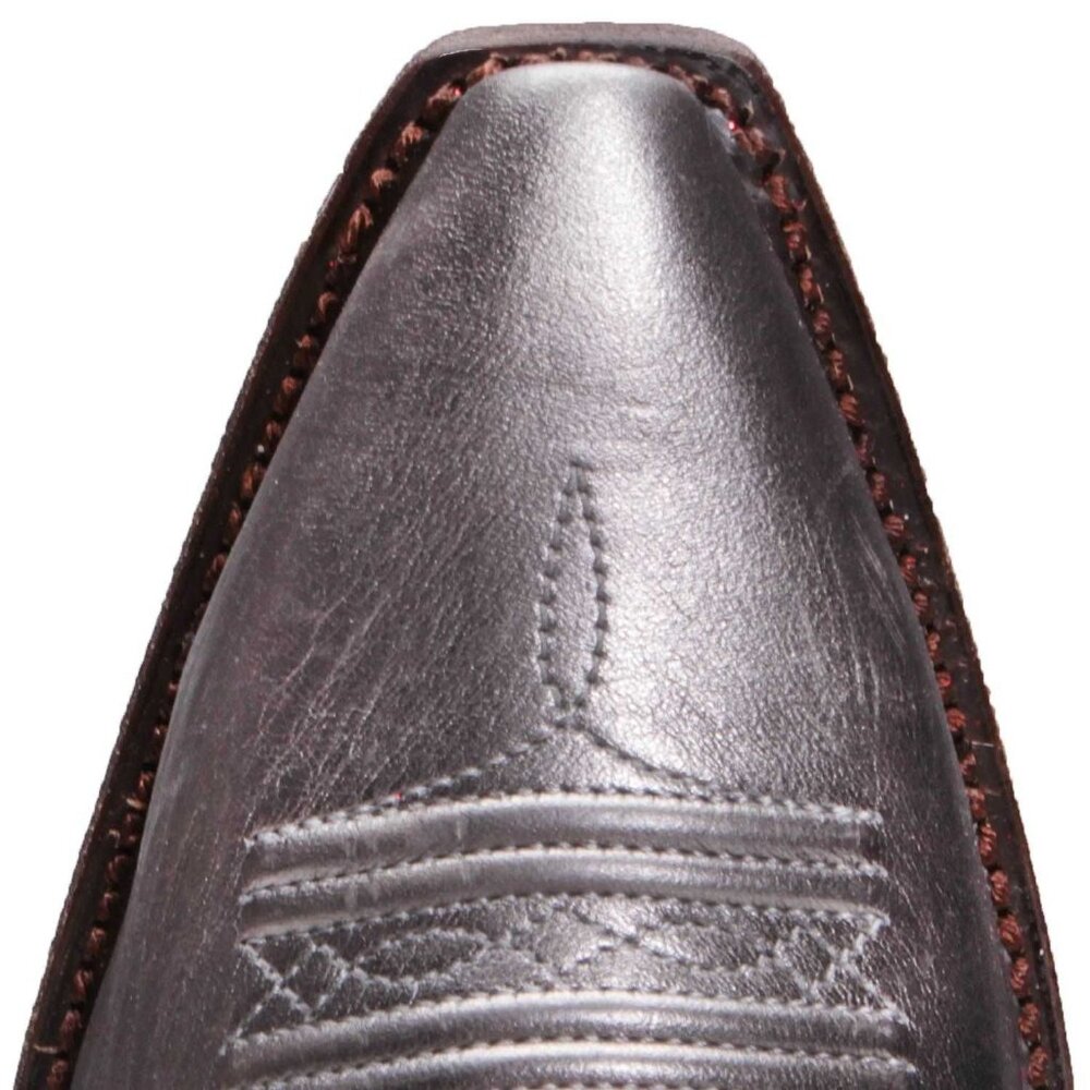 Silver Ariat Tailgate Snip Toe Cowboy Western Boots Size 8.5B (fits like 9) - Picture 4 of 9
